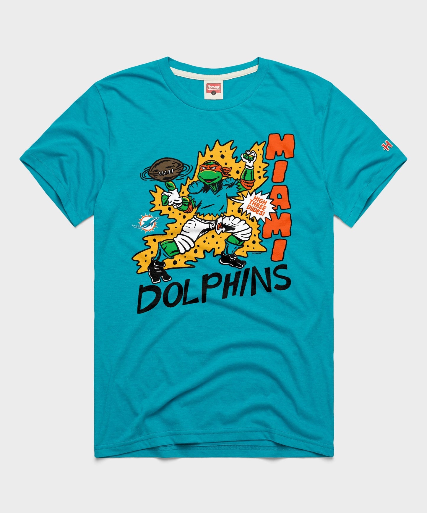 TMNT Michelangelo x Miami Dolphins