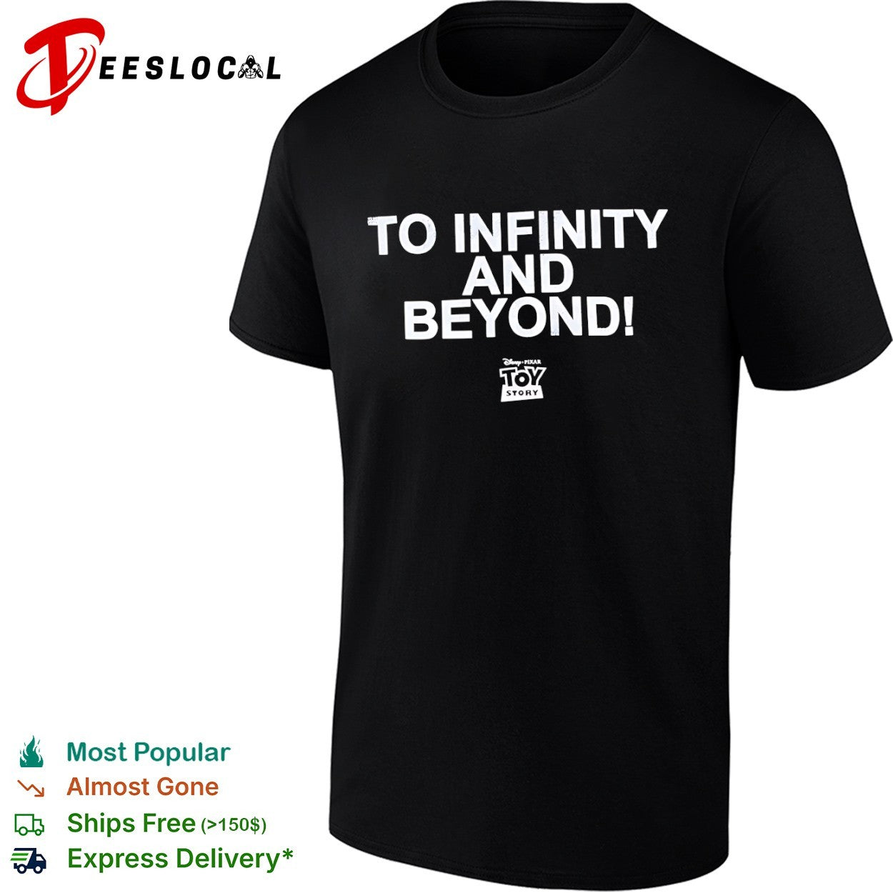To Infinity and Beyond Toy Story Disney Pixar Buzz Lightyear shirt