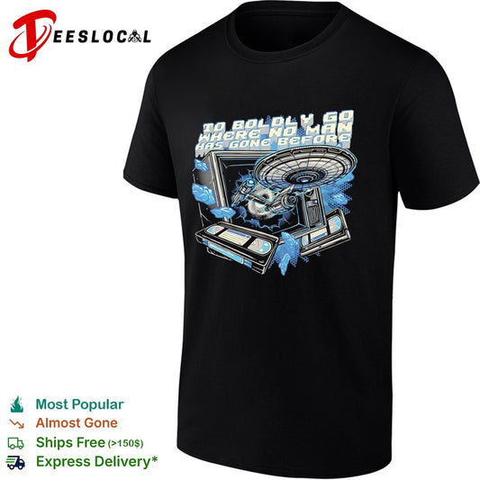 To boldly go where no man has gone before shirt