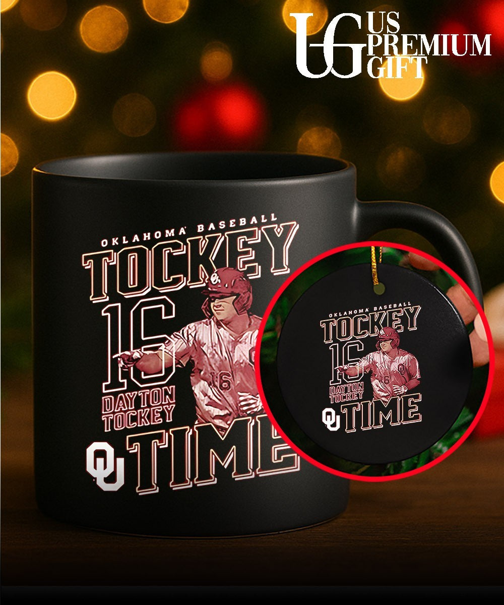 Tockey Time Dayton Tockey Oklahoma Sooners Crimson baseball shirt