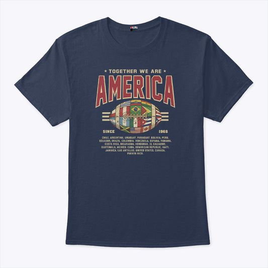 Together We Are America American Football Shirt
