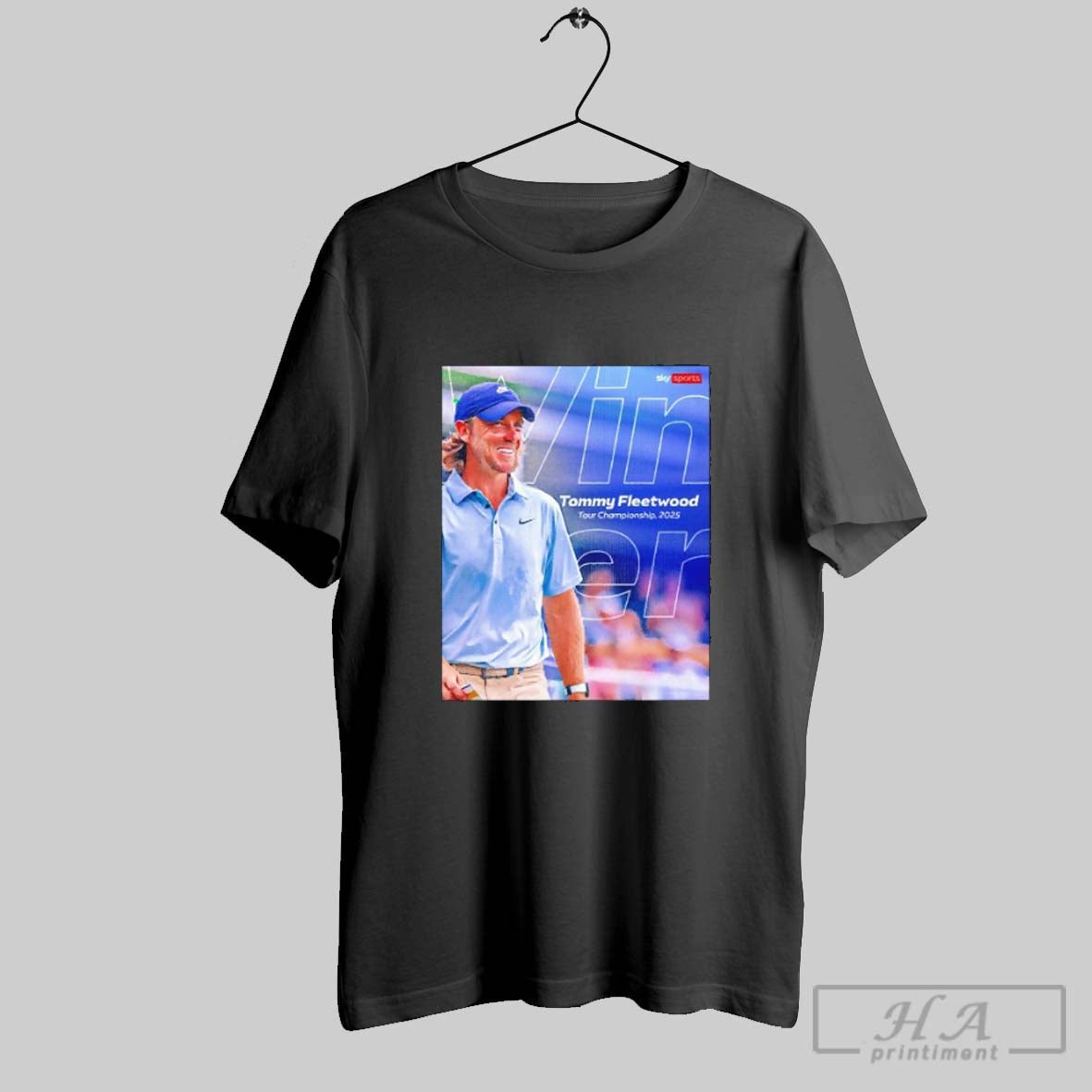 Tommy Fleetwood Tour Championship 2025 Winner Graphic - clothing by TeeHivey.com