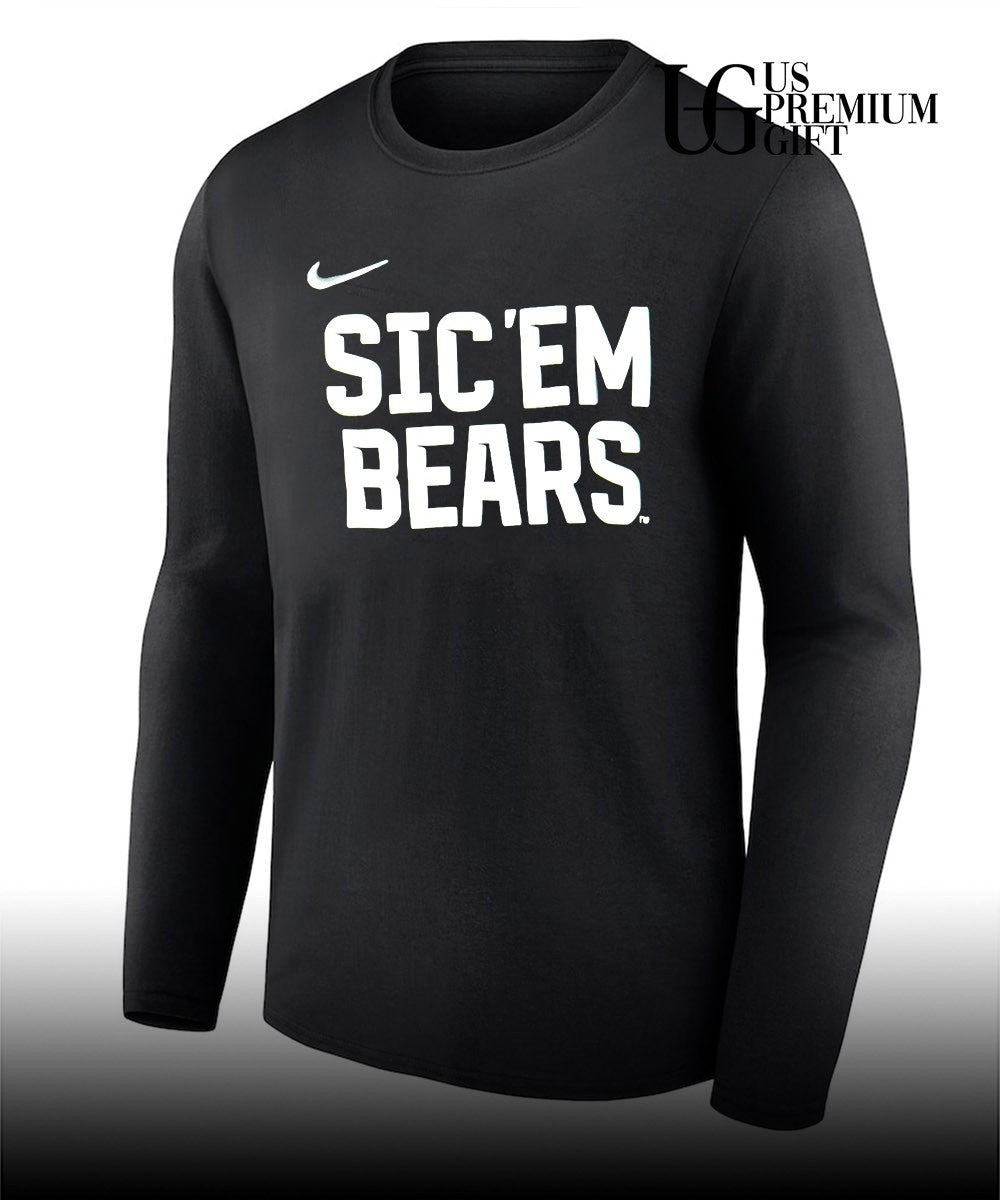 Tony Greene wearing Sic ‘Em Bears shirt