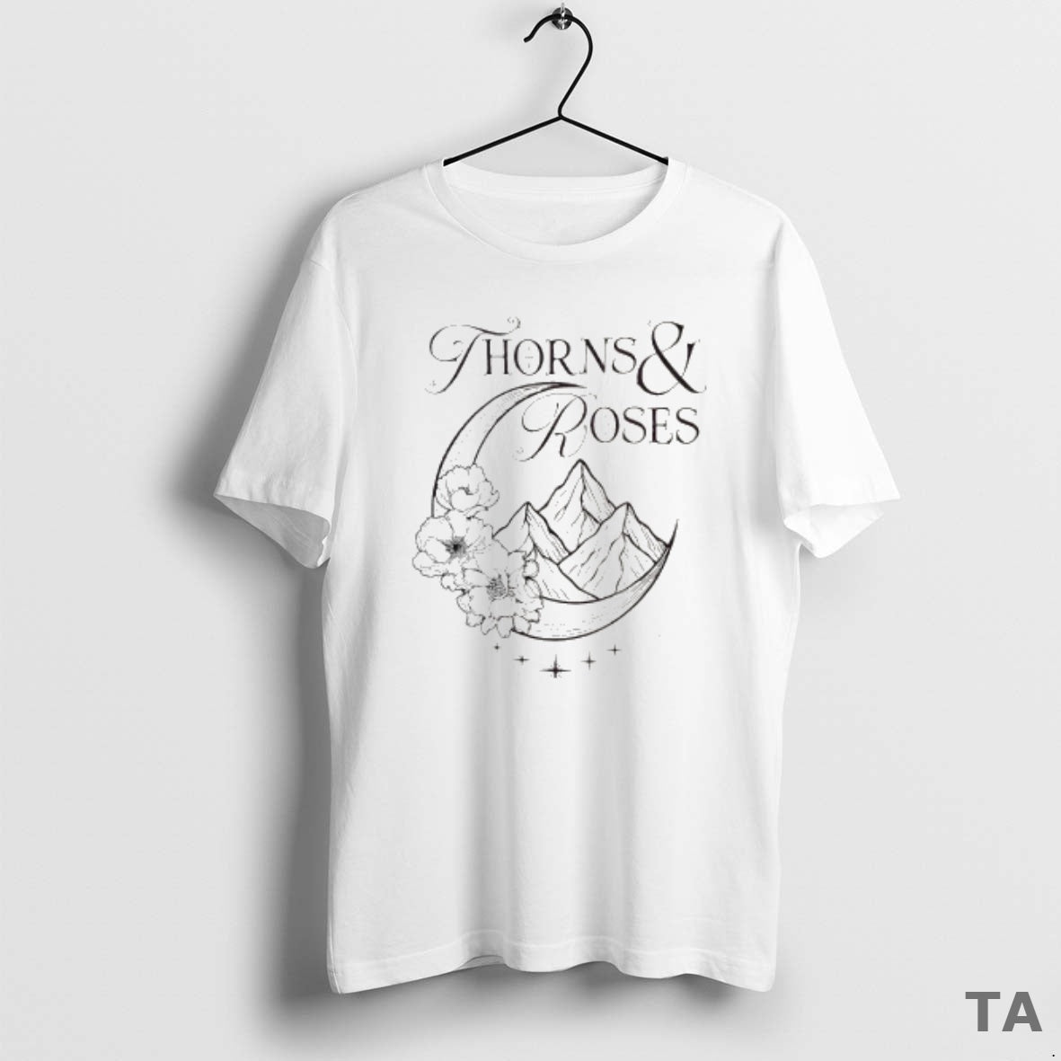 Top A Court Of Thorns And Roses Mountain Flower T Shirt Sweater - clothing by TeeHivey.com