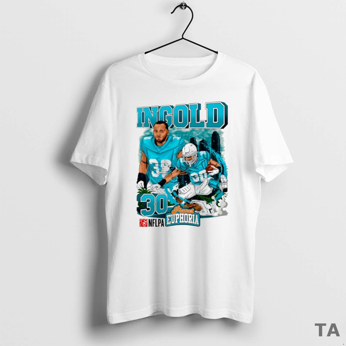 Top Alec Ingold 30 Miami Dolphins Football Comic Circle T Shirt Sweater - clothing by TeeHivey.com