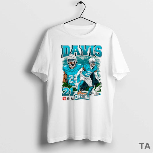 Top Ashtyn Davis 21 Miami Dolphins Football Comic Circle T Shirt Sweater - clothing by TeeHivey.com