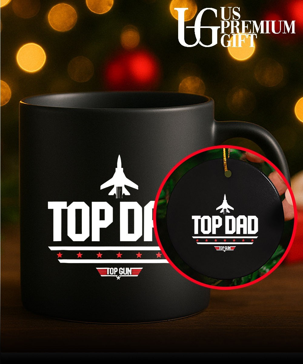 Dad Top Gun logo shirt