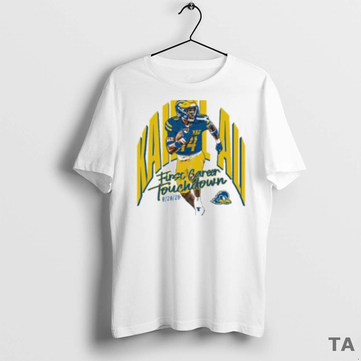 Top Delaware Ncaa Football Kahlil Ali First Career Touchdown On 8 28 2025 - clothing by TeeHivey.com