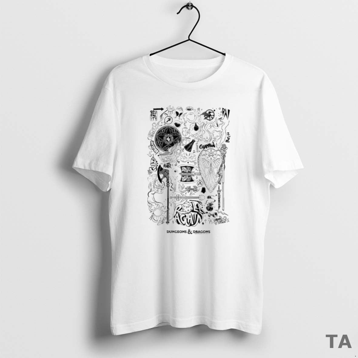 Top Dungeons Dragons Doodles T Shirt Sweater - clothing by TeeHivey.com