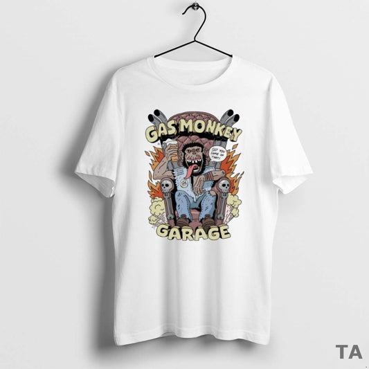 Top Gas Monkey Garage Get You Some Of That King Of Chaos T Shirt Sweater - clothing by TeeHivey.com