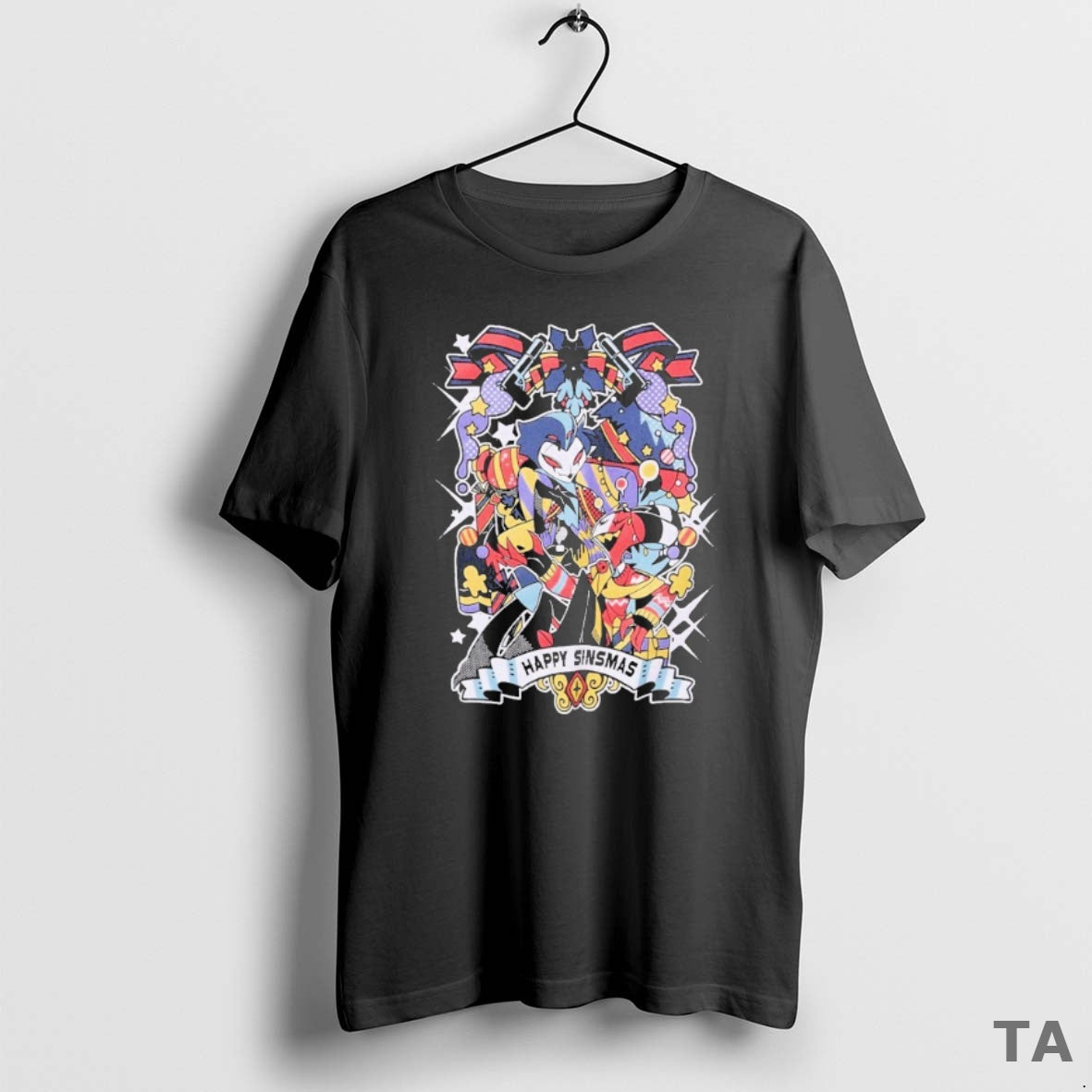 Top Helluva Boss Sinsmas Blitz Stolas T Shirt Sweater - clothing by TeeHivey.com