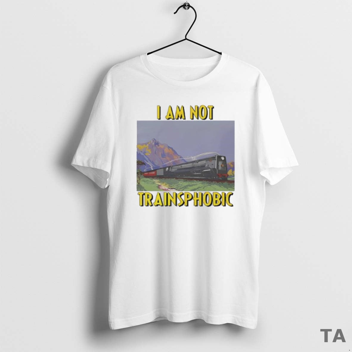 Top I Am Not Transphobic Photo Art T Shirt Sweater - clothing by TeeHivey.com