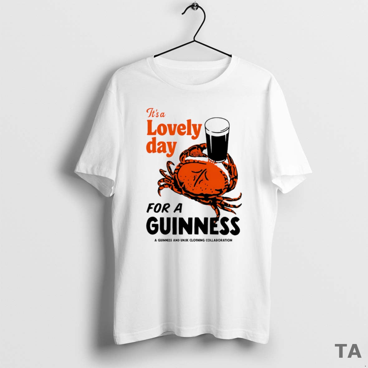 Top Its A Lovely Day For Guinness Guinness Crab T Shirt Sweater - clothing by TeeHivey.com