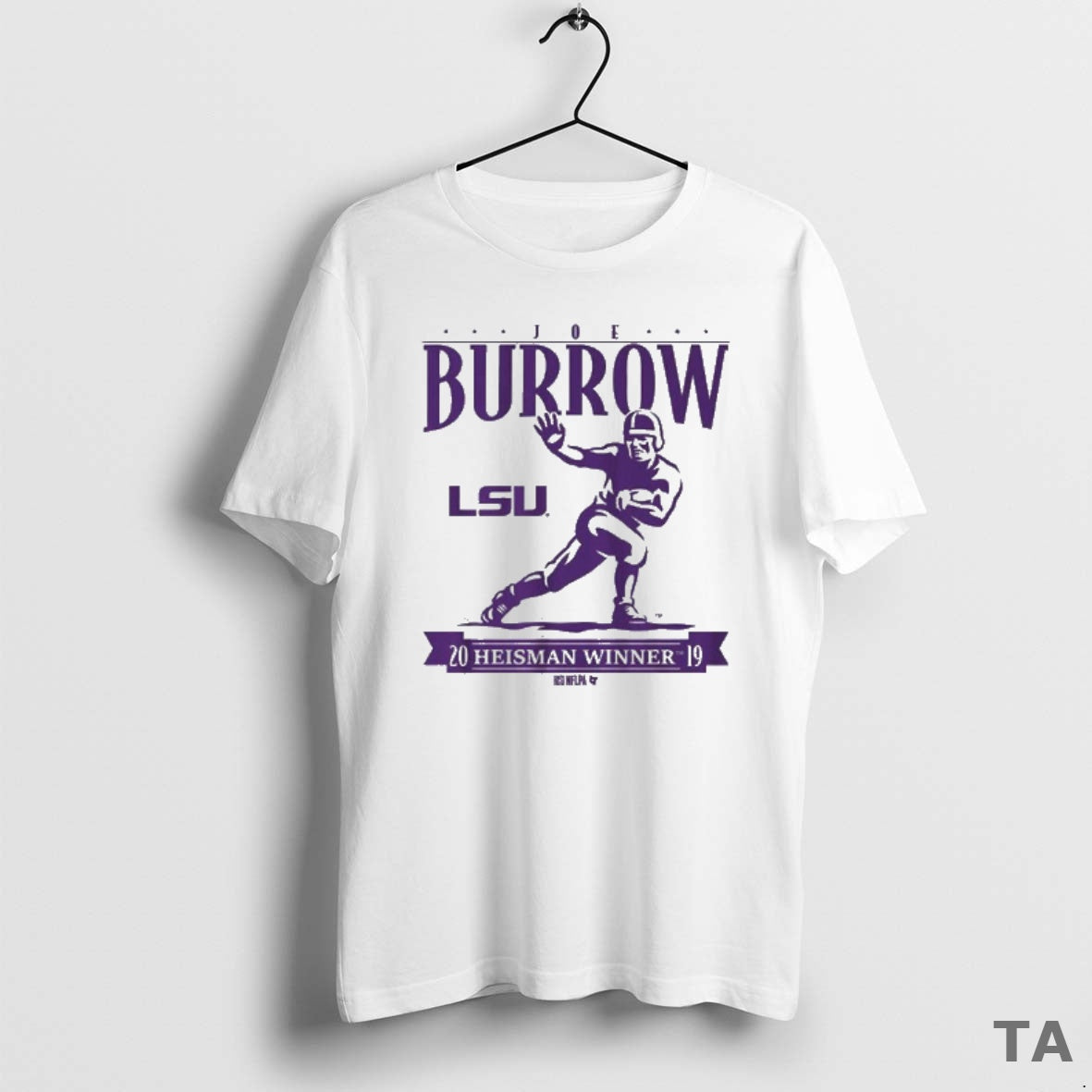 Top Lsu Football Joe Burrow Heisman Trophy T Shirt Sweater - clothing by TeeHivey.com
