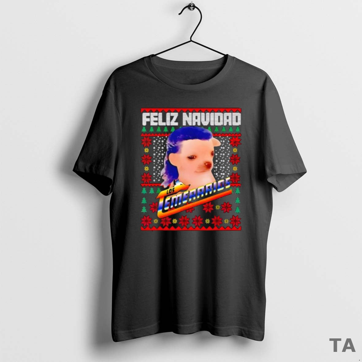Top Los Temerarios Dog Merry Christmas Feliz Navidad T Shirt Sweater - clothing by TeeHivey.com