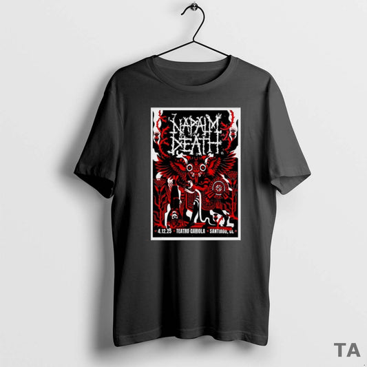 Top Napalm Death Teatro Cariola On December 4 2025 In Santiago Chile T Shirt Sweater - clothing by TeeHivey.com