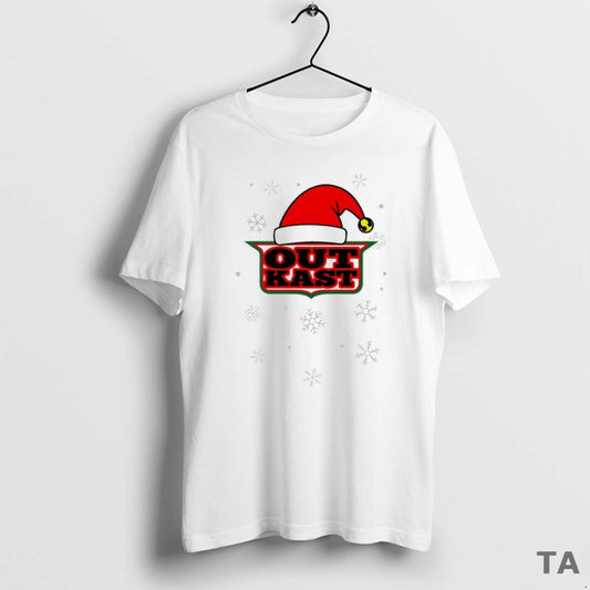 Top Outkast Santa Hat Christmas Logo T Shirt Sweater - clothing by TeeHivey.com