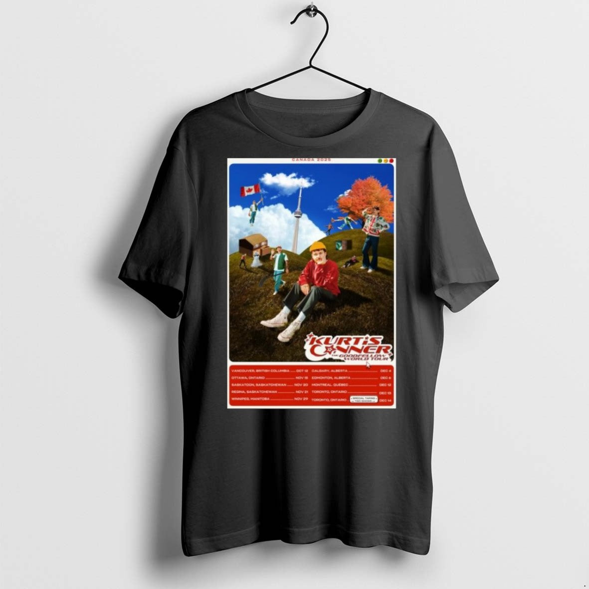 Top Premium Kurtis Conner The Goodfellow World Tour Canada Tour 2025 Long Sleve T Shirts - clothing by TeeHivey.com