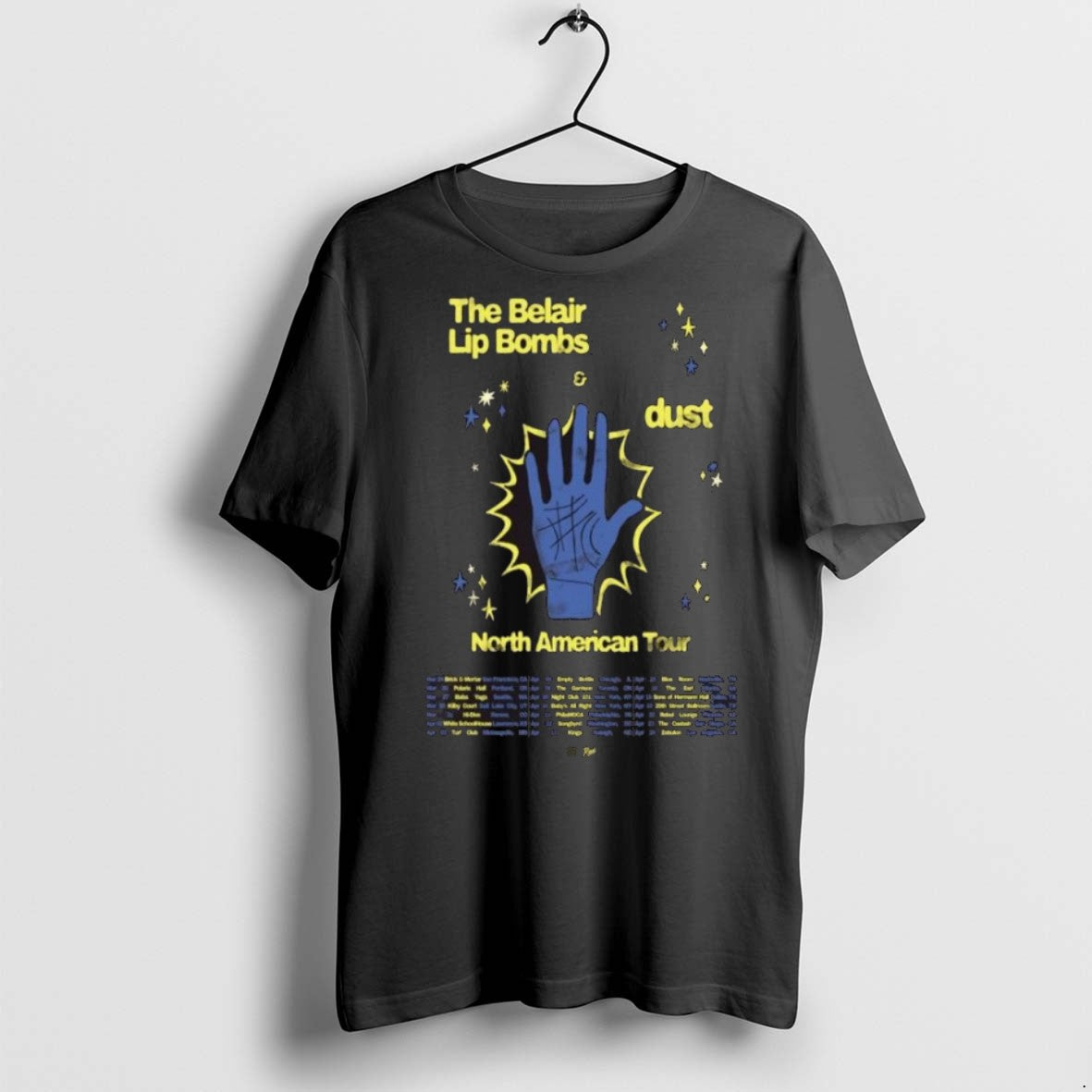 Premium The Belair Lip Bombs North American Tour 2026 Long Sleve T Shirts - clothing by TeeHivey.com