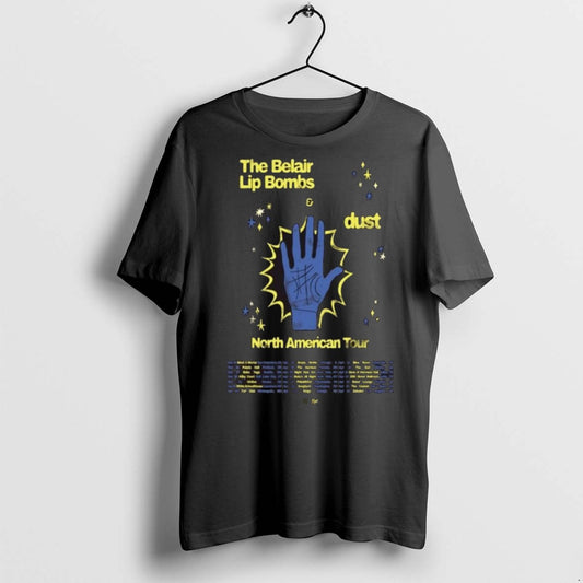 Premium The Belair Lip Bombs North American Tour 2026 Long Sleve T Shirts - clothing by TeeHivey.com