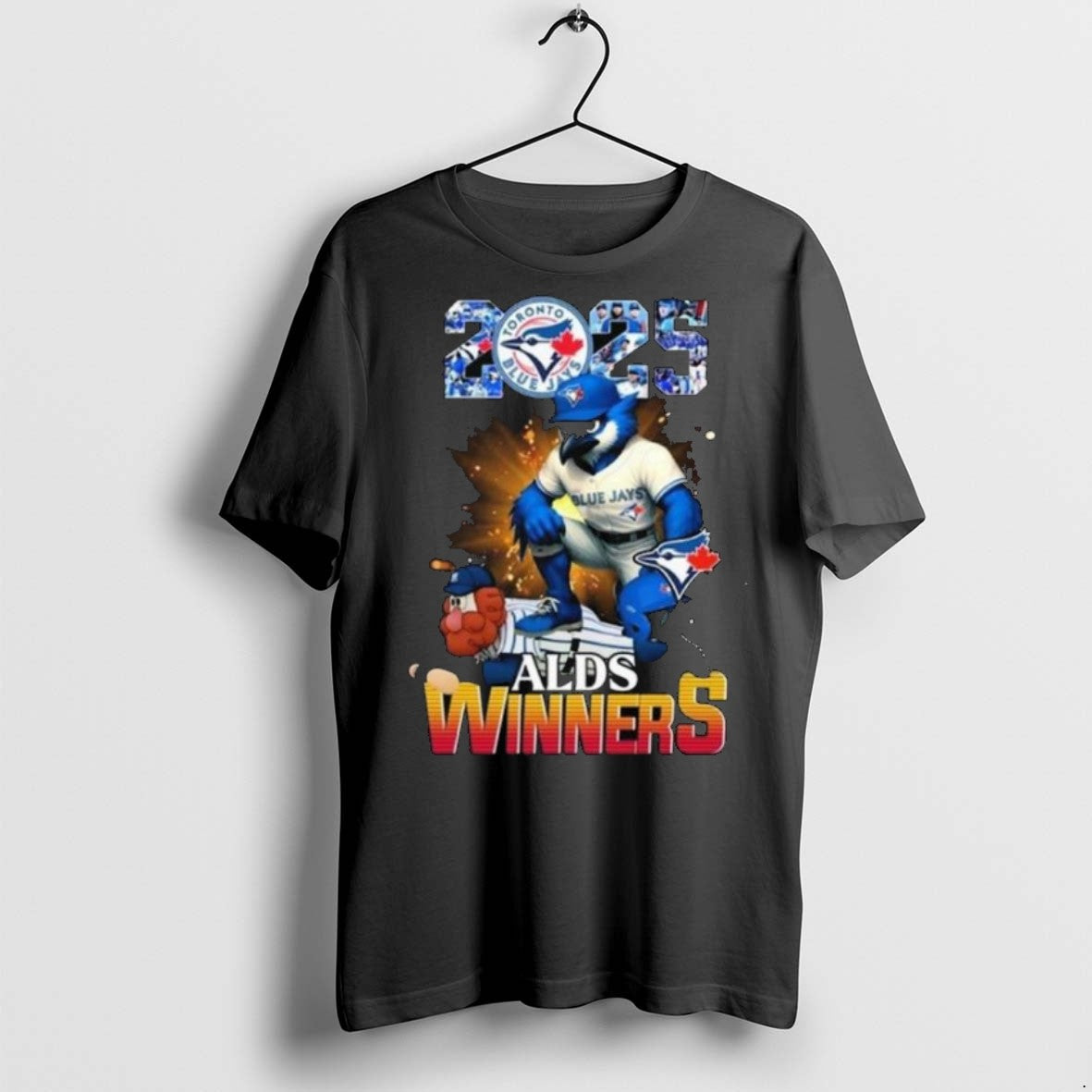 Premium Toronto Blue Jays Mascot 2025 Alds Winners Vintage Long Sleve T Shirts - clothing by TeeHivey.com