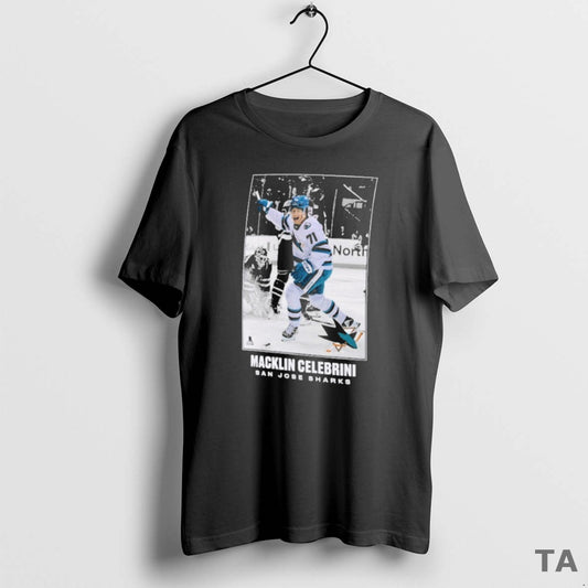 Top San Jose Sharks Macklin Celebrini Nhl Moments Legacy T Shirt Sweater - clothing by TeeHivey.com