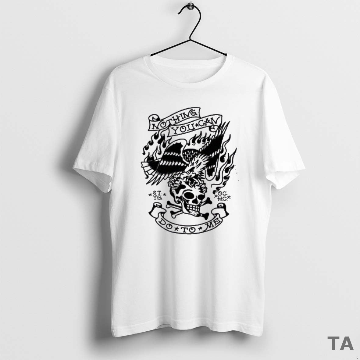 Top Stick To Your Guns Nothing You Can Do To Me Skull Eagle - clothing by TeeHivey.com