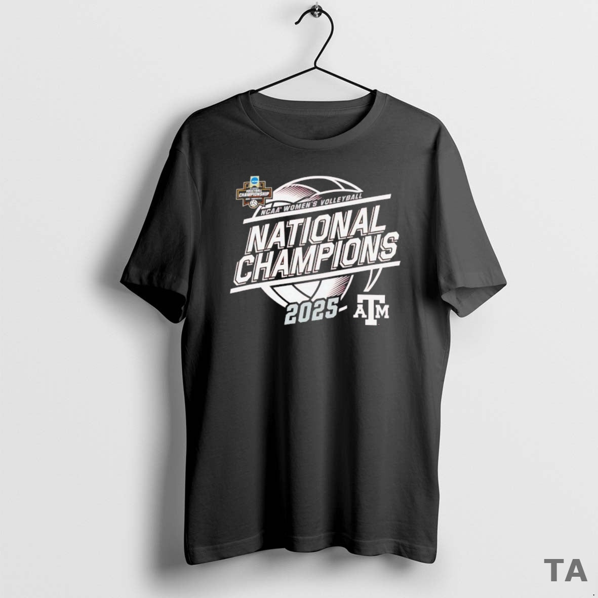 Top Texas A And M Aggies 2025 Ncaa Womens Volleyball National Champions Logo - clothing by TeeHivey.com