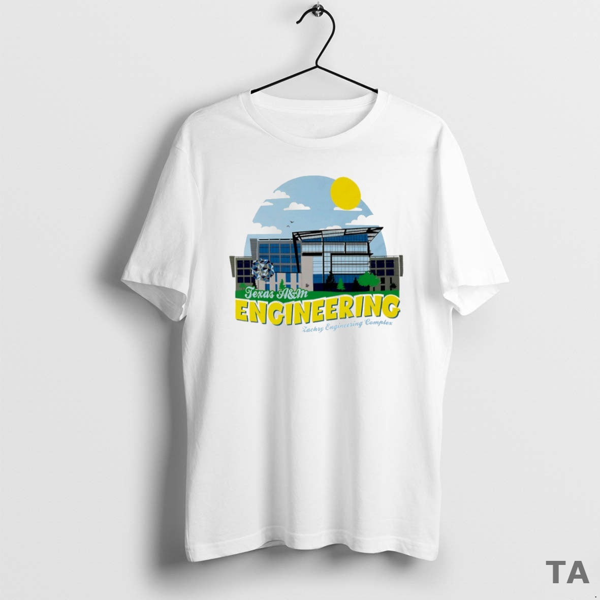 Top Texas A And M Aggies Engineering Zachry Engineering Complex Circle T Shirt Sweater - clothing by TeeHivey.com