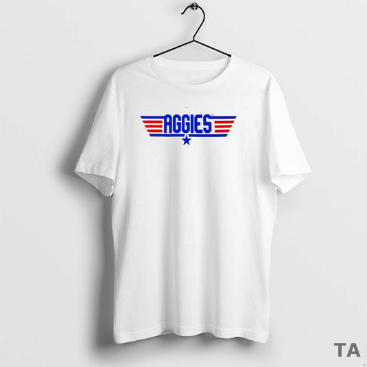 Top Texas A And M Aggies X Top Gun Logo Parody Circle T Shirt Sweater - clothing by TeeHivey.com