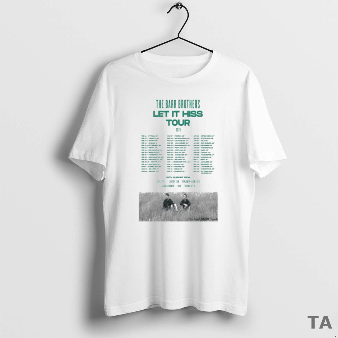 Top The Barr Brothers Let It Hiss Tour 2026 Dates T Shirt Sweater - clothing by TeeHivey.com
