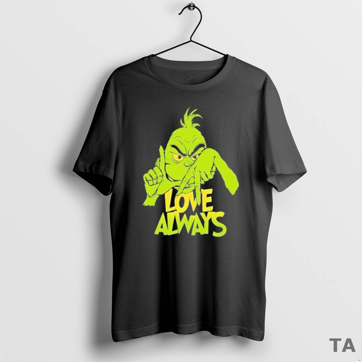 Top The Grinch Love Always Christmas T Shirt Sweater - clothing by TeeHivey.com