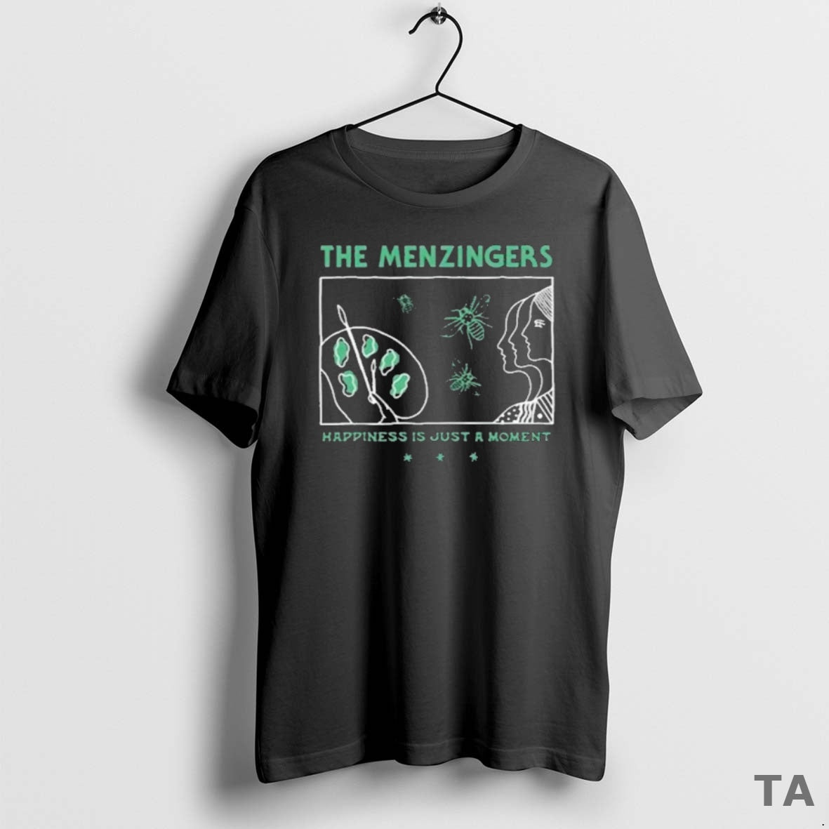 Top The Menzingers Happiness Is Just A Moment Painter T Shirt Sweater - clothing by TeeHivey.com