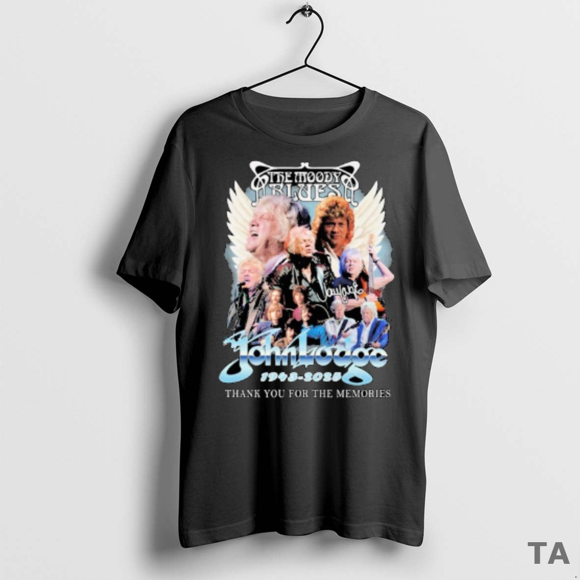 Top The Moody Blues John Lodge 1943 2025 Thank You For The Memories Wings - clothing by TeeHivey.com