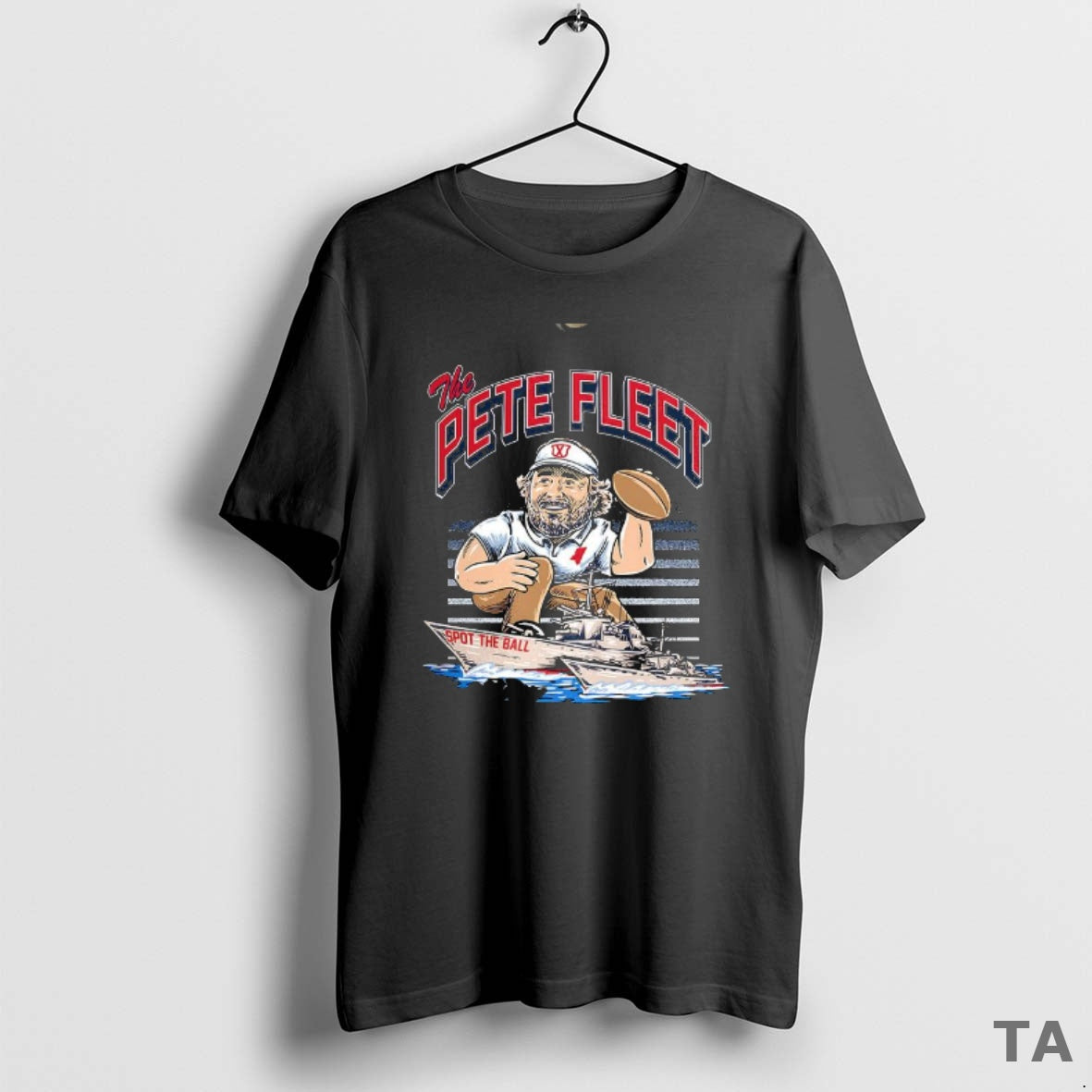 Top The Pete Fleet Curved Spot The Ball Football Mascot T Shirt Sweater - clothing by TeeHivey.com