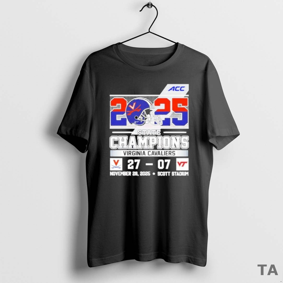 Top Virginia Cavaliers 2025 State Champions 27 07 Virginia Tech Score T Shirt Sweater - clothing by TeeHivey.com