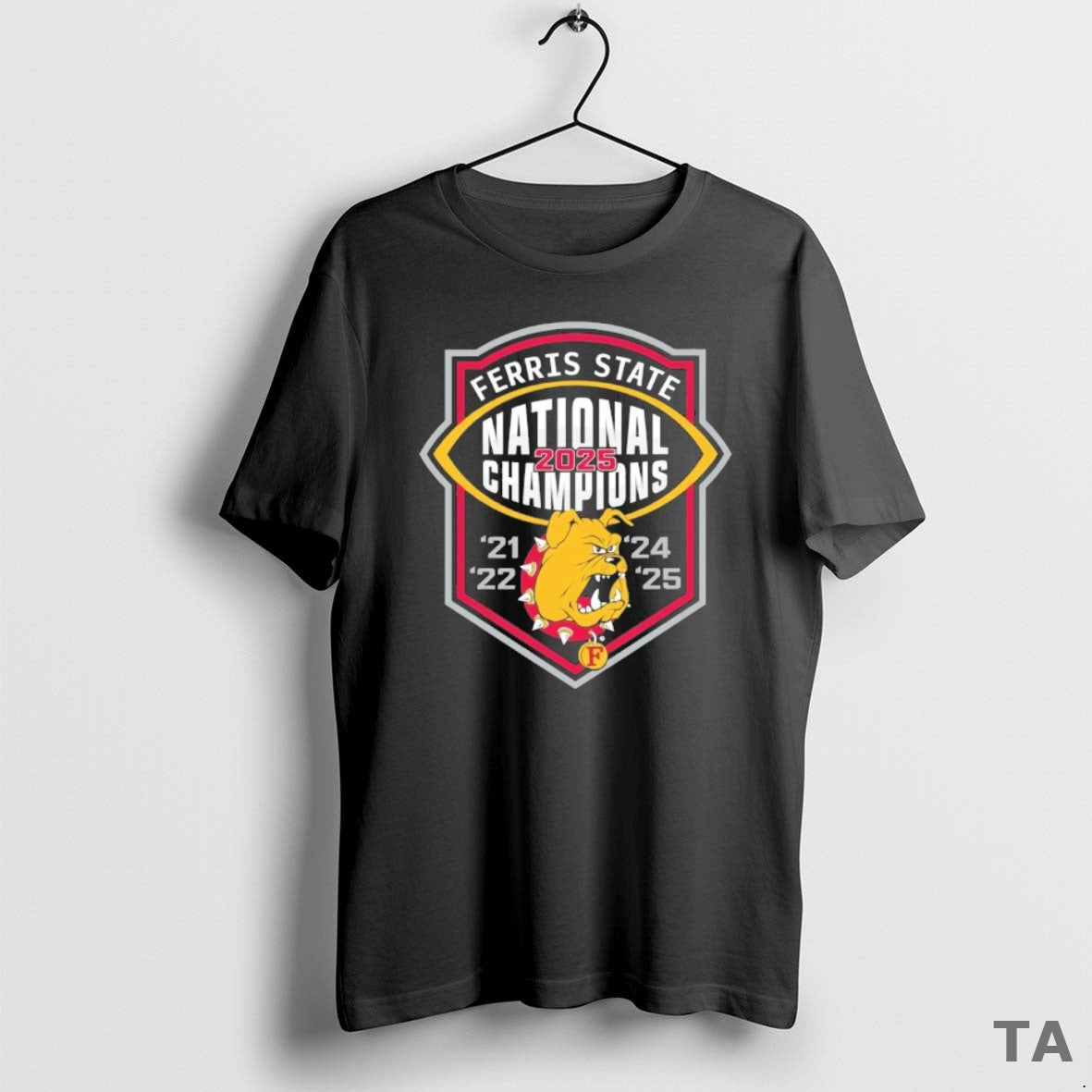 Top Ferris State Athletics National Champions 2021 2025 New Logo T Shirt Sweater - clothing by TeeHivey.com