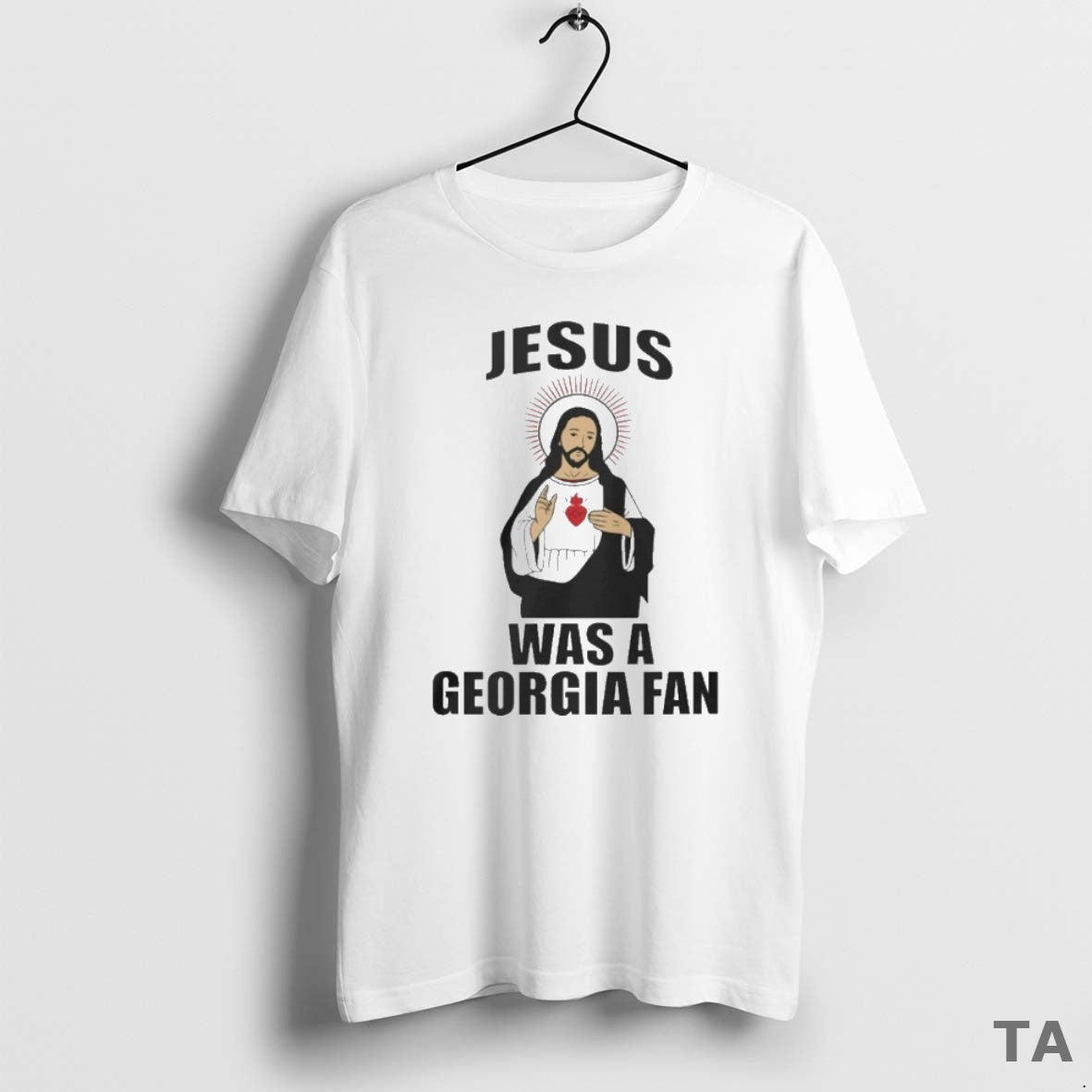 Top Jesus Was A Georgia Fan T Shirt Sweater - clothing by TeeHivey.com