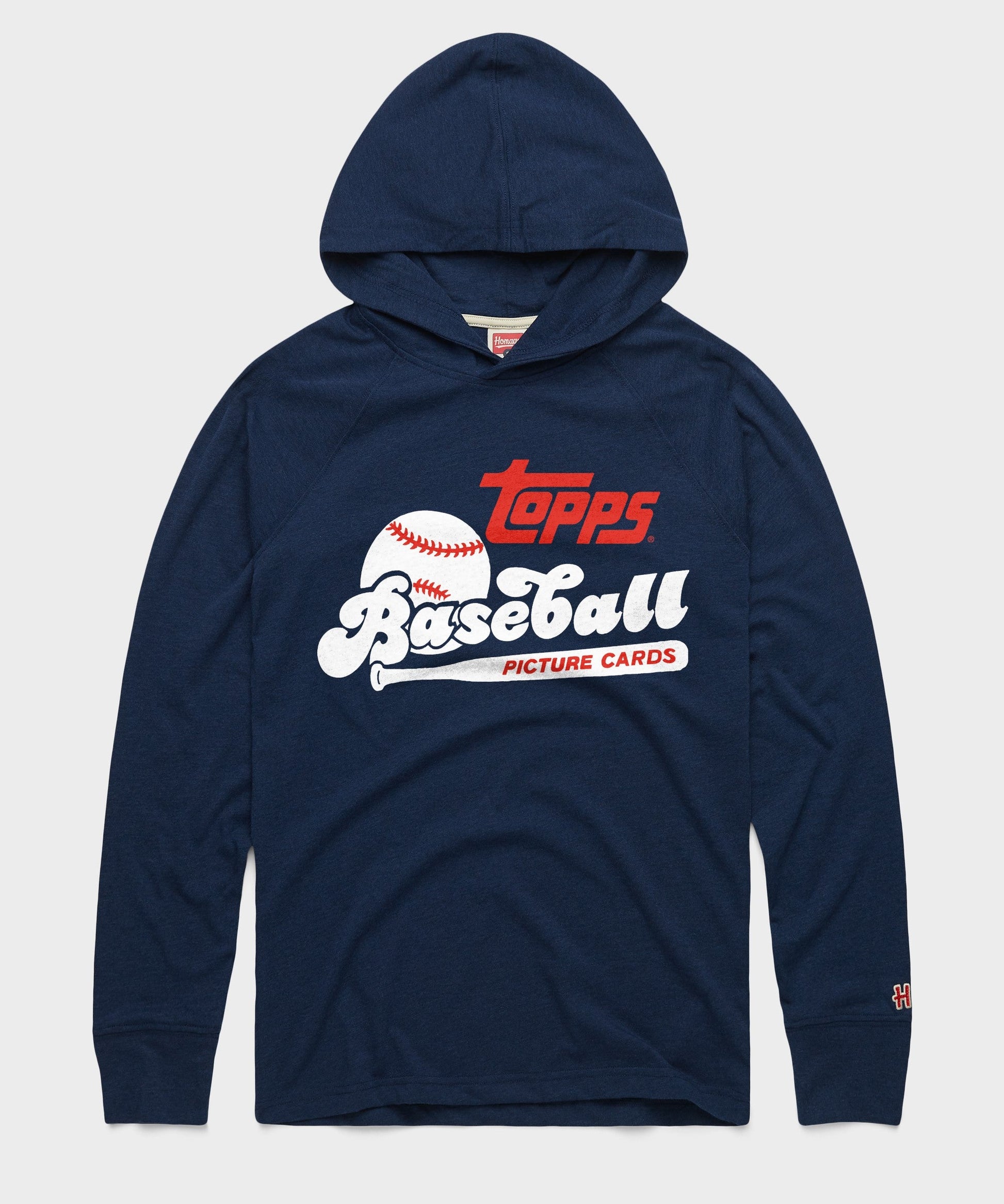 Topps Baseball Picture Cards Retro Lightweight Hoodie