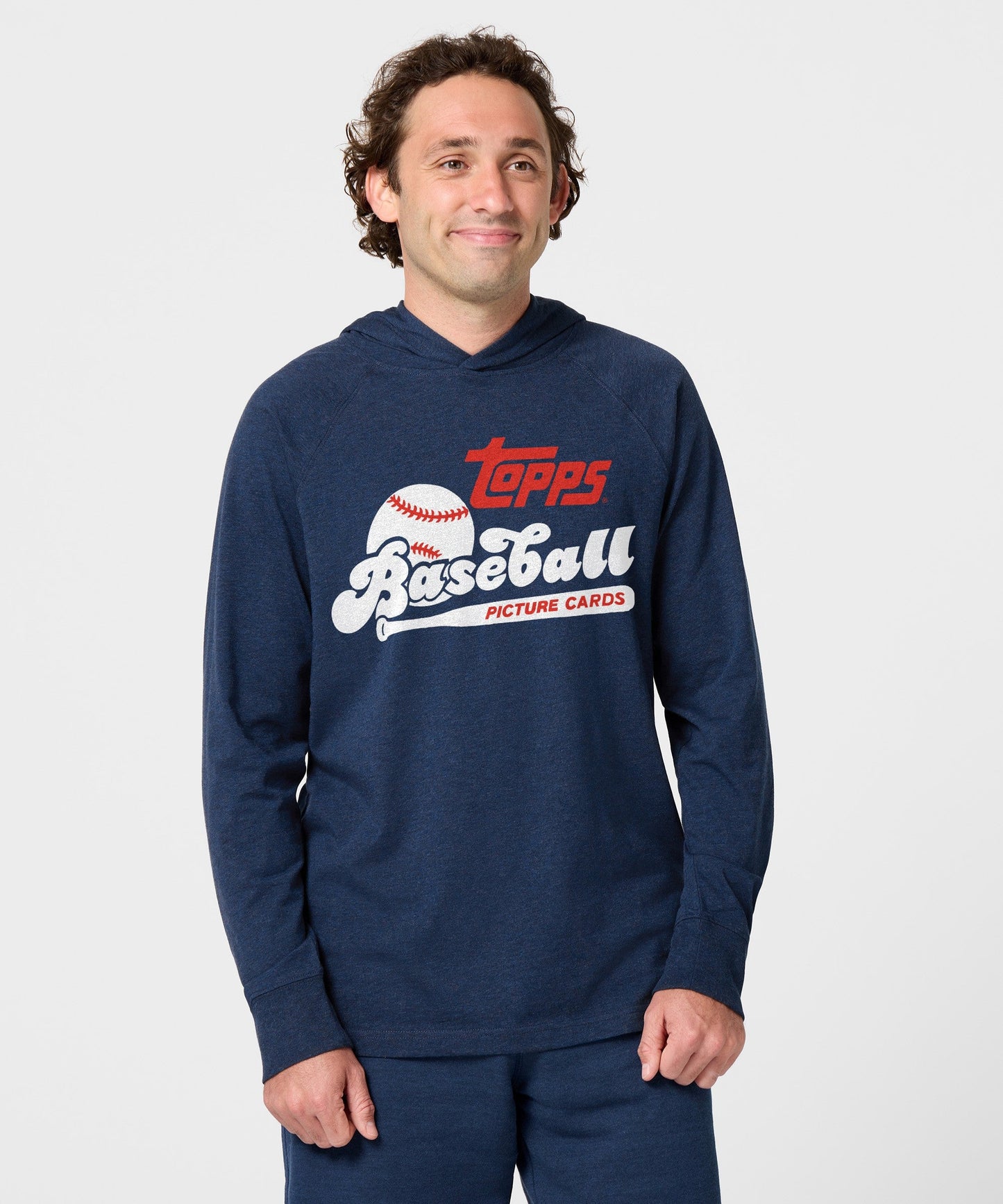 Topps Baseball Picture Cards Retro Lightweight Hoodie