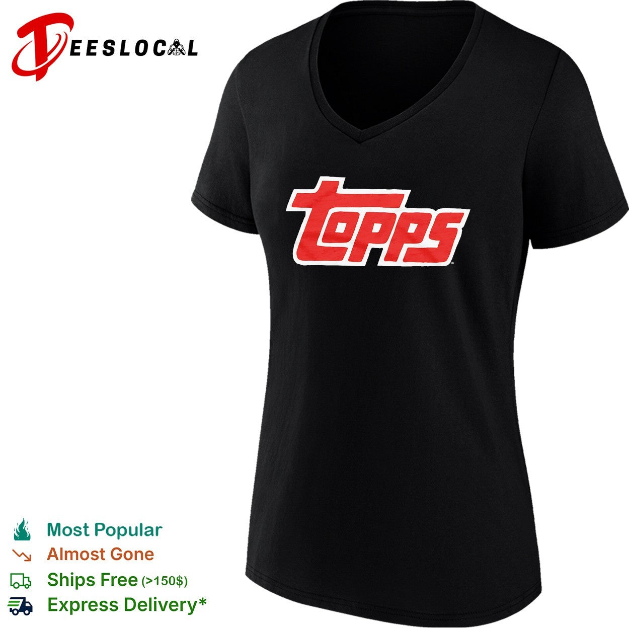 Topps baseball card company logo vintage shirt