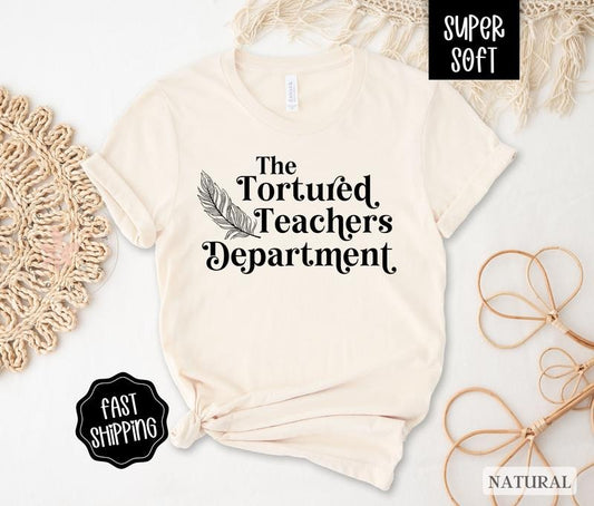 Tortured Teachers Department, Teacher Shirt,  Teacher Appreciation Gift for Teacherstyle{n002}3