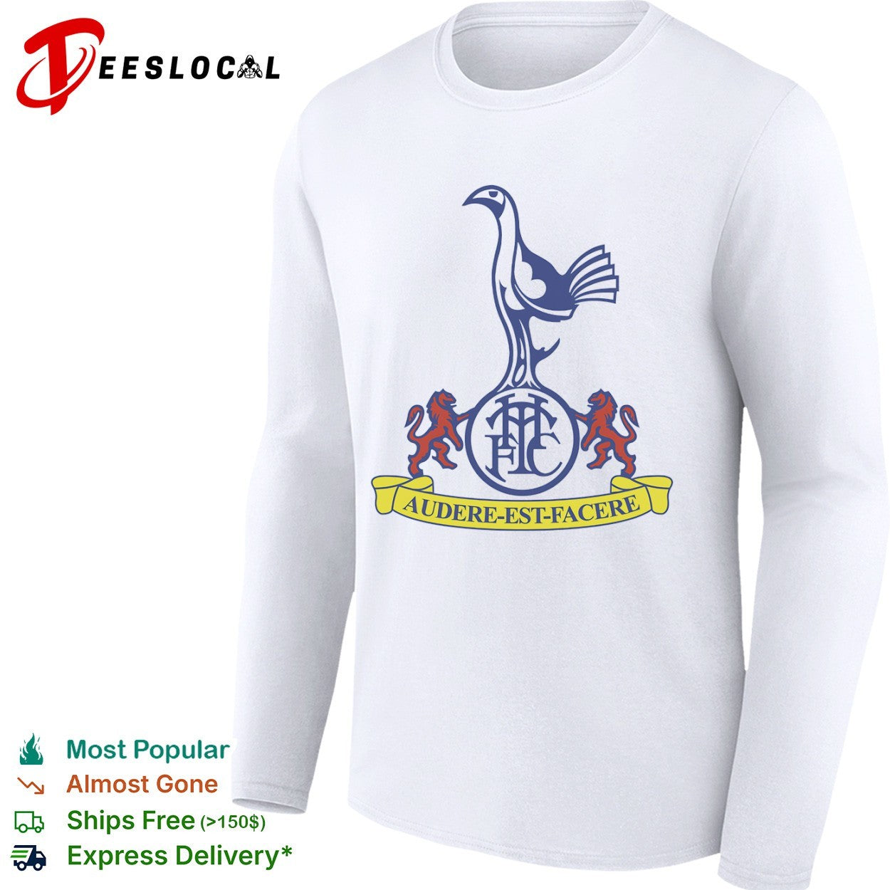 Tottenham Hotspur Football Club Audere Est Facere Monogram Crest Heritage shirt