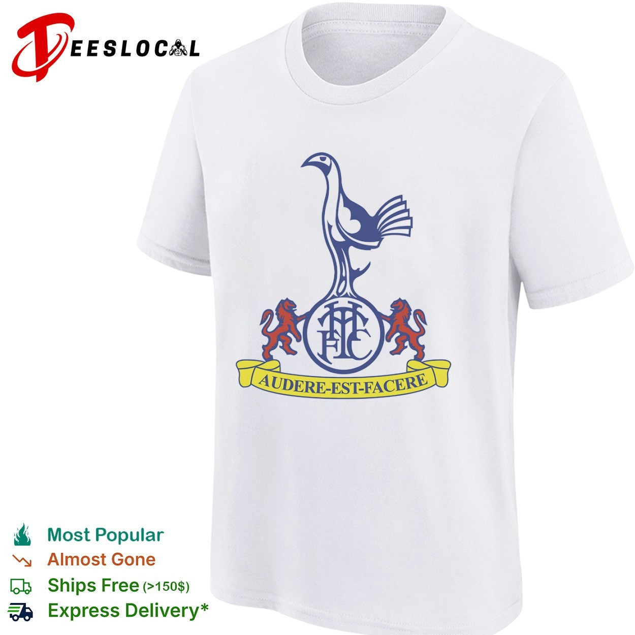 Tottenham Hotspur Football Club Audere Est Facere Monogram Crest Heritage shirt