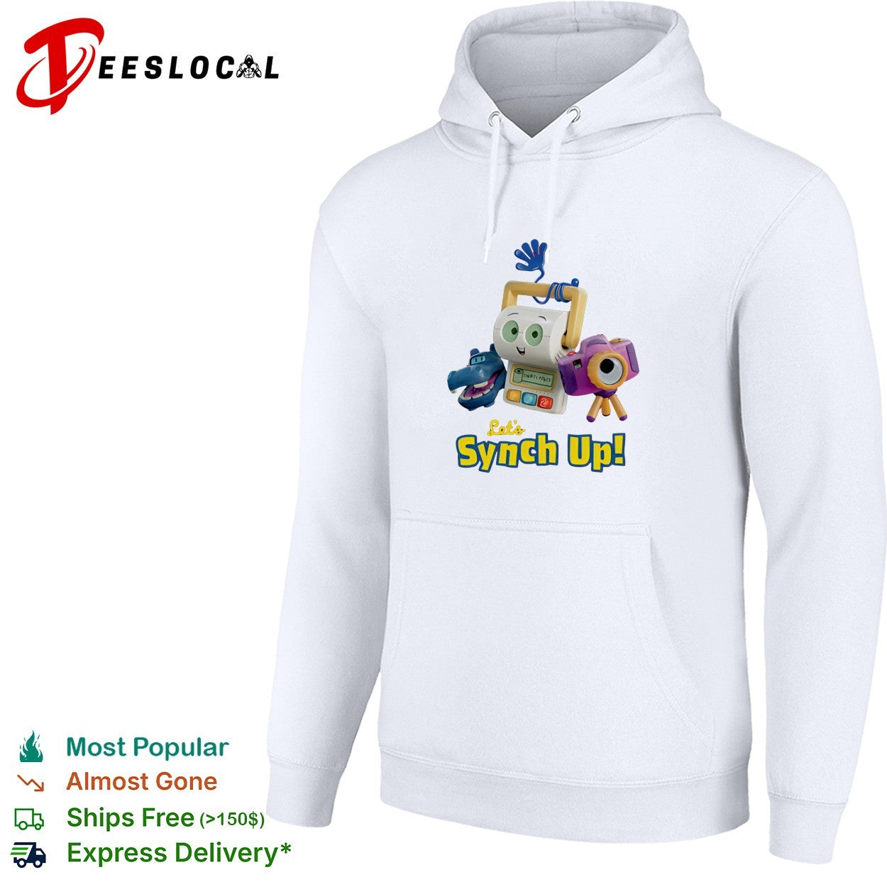 Toy Story 5 let’s synch up toy character shirt