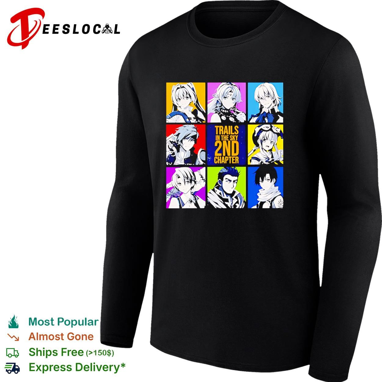 Trails in The sky 2nd chapter main cast vintage shirt