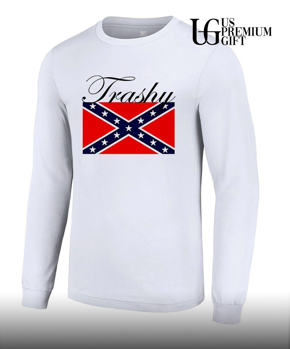 Trashy Confederate flag shirt