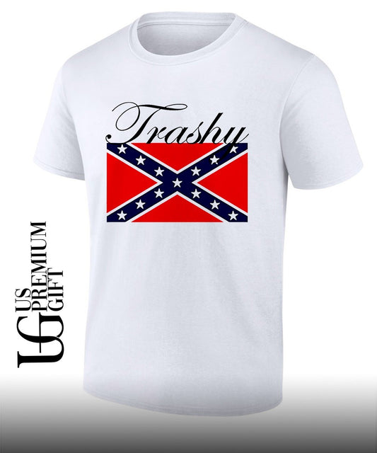 Trashy Confederate flag shirt