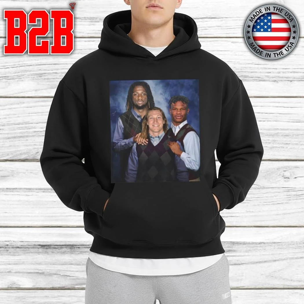Travis Hunter Trevor Lawrence Brian Thomas Jr. Step Brothers Shirt