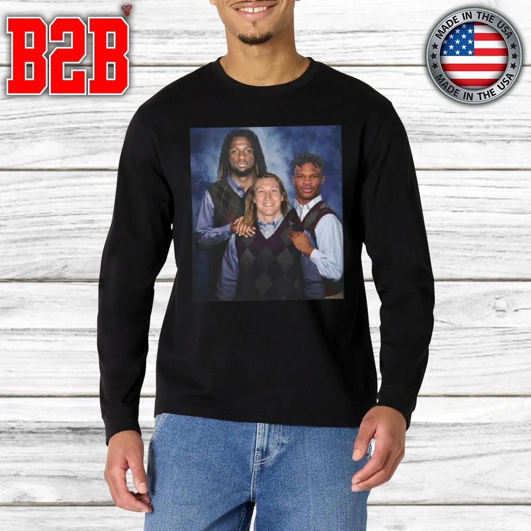 Travis Hunter Trevor Lawrence Brian Thomas Jr. Step Brothers Shirt